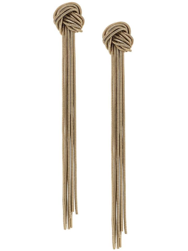 Rosantica Long Chain Earrings - Metallic