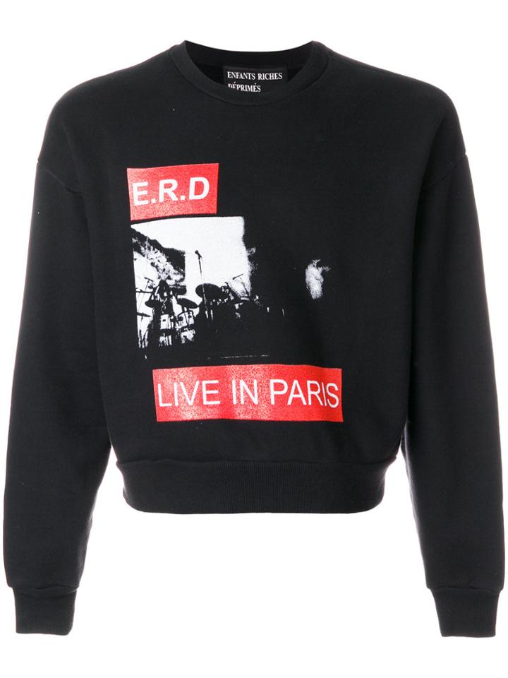 Enfants Riches Déprimés Printed Jumper - Black