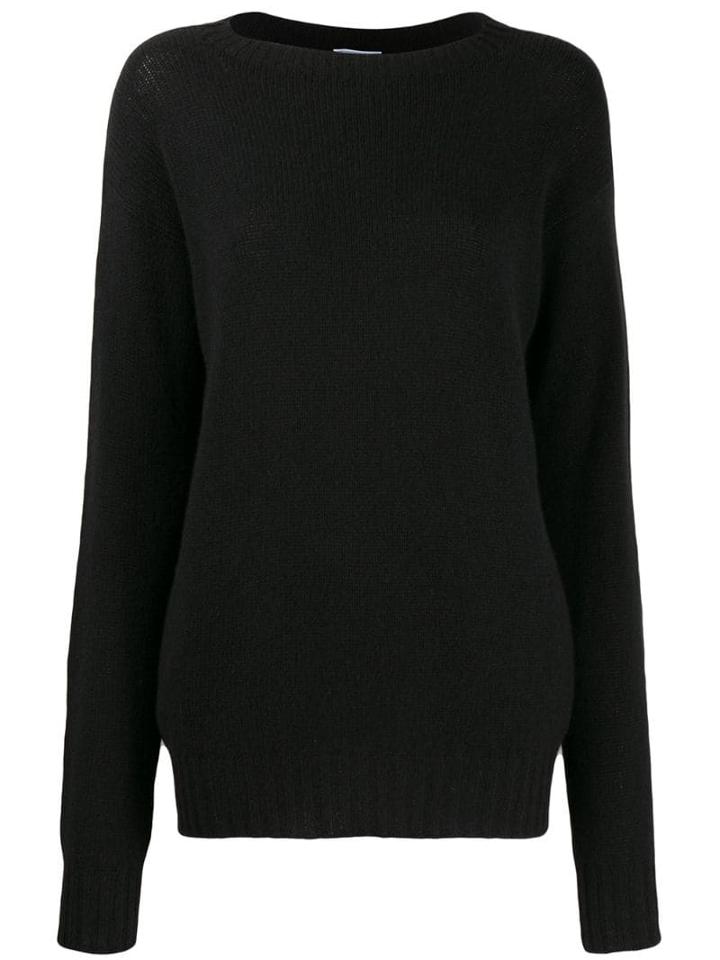 Prada Classic Cashmere Jumper - Black