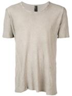 10sei0otto Raw Edge T-shirt - Neutrals