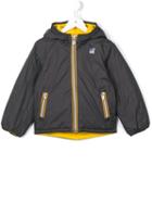 K Way Kids 'jacques' Reversible Padded Jacket, Boy's, Size: 6 Yrs, Grey