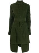 Dsquared2 Wrap Waist Shirt Dress - Green