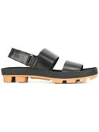 Gucci Wide Strap Sandals - Black