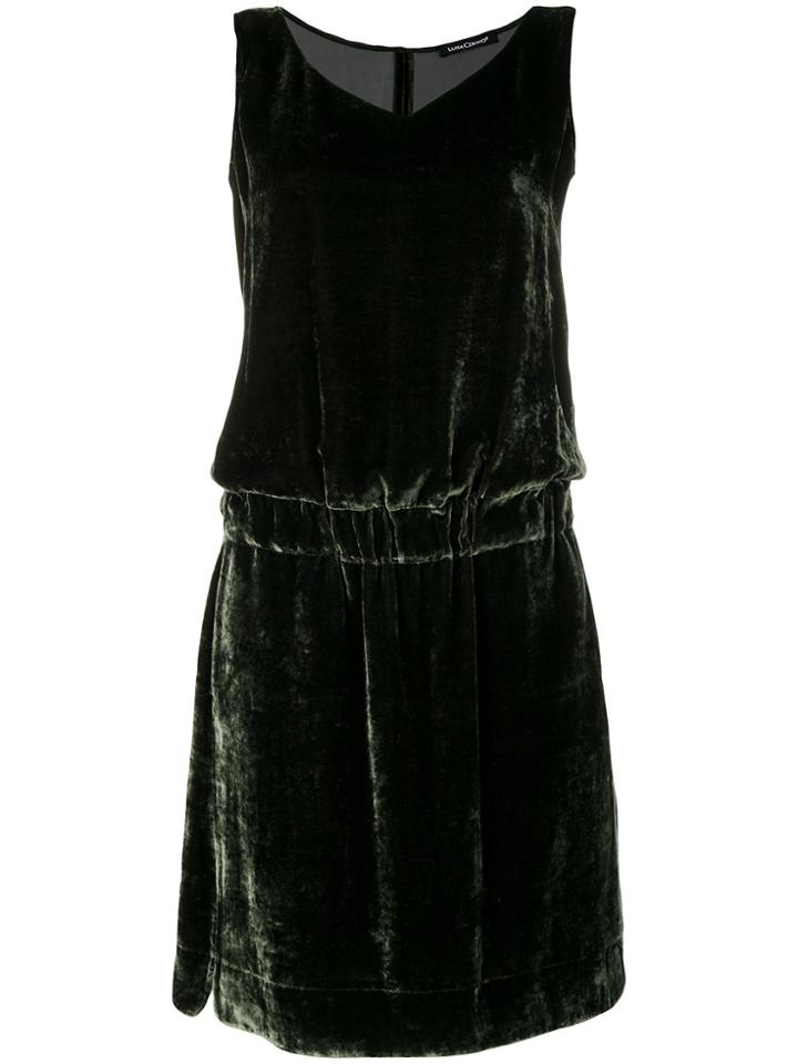 Luisa Cerano Elastic Waist Dress - Green