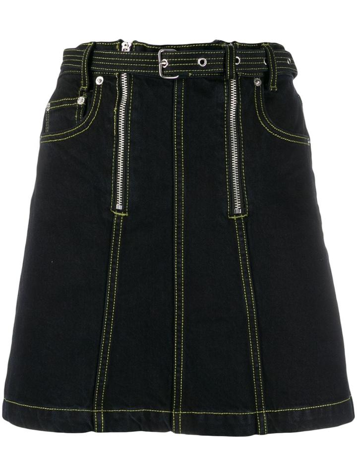 Proenza Schouler A-line Denim Mini Skirt - Blue
