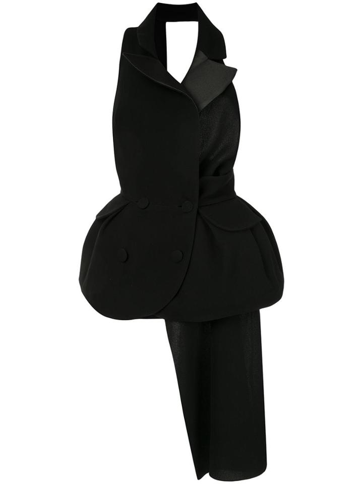 Azzi & Osta Double Breasted Tuxedo Vest - Black