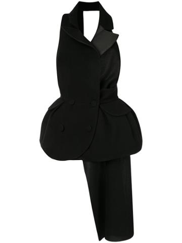 Azzi & Osta Double Breasted Tuxedo Vest - Black