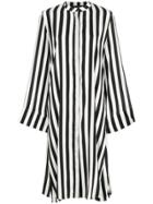 Federica Tosi Striped Shirt Dress - Black