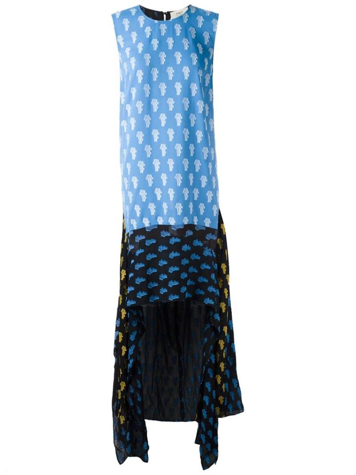 Ports 1961 Fil Coupè Dress, Women's, Size: 42, Blue, Viscose/polyester