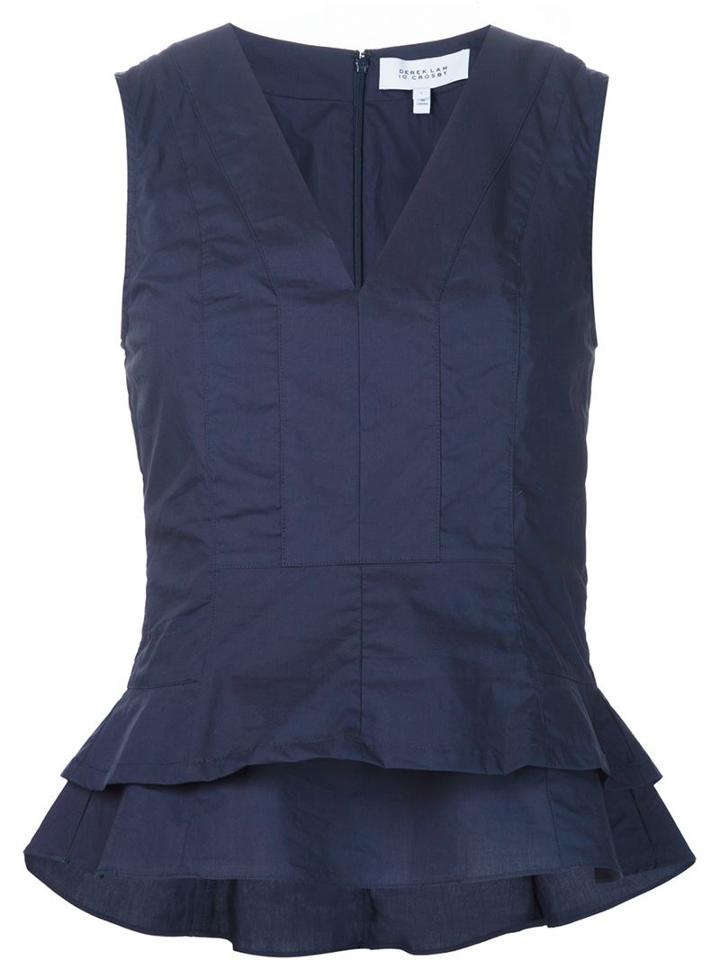 Derek Lam 10 Crosby Peplum Tank