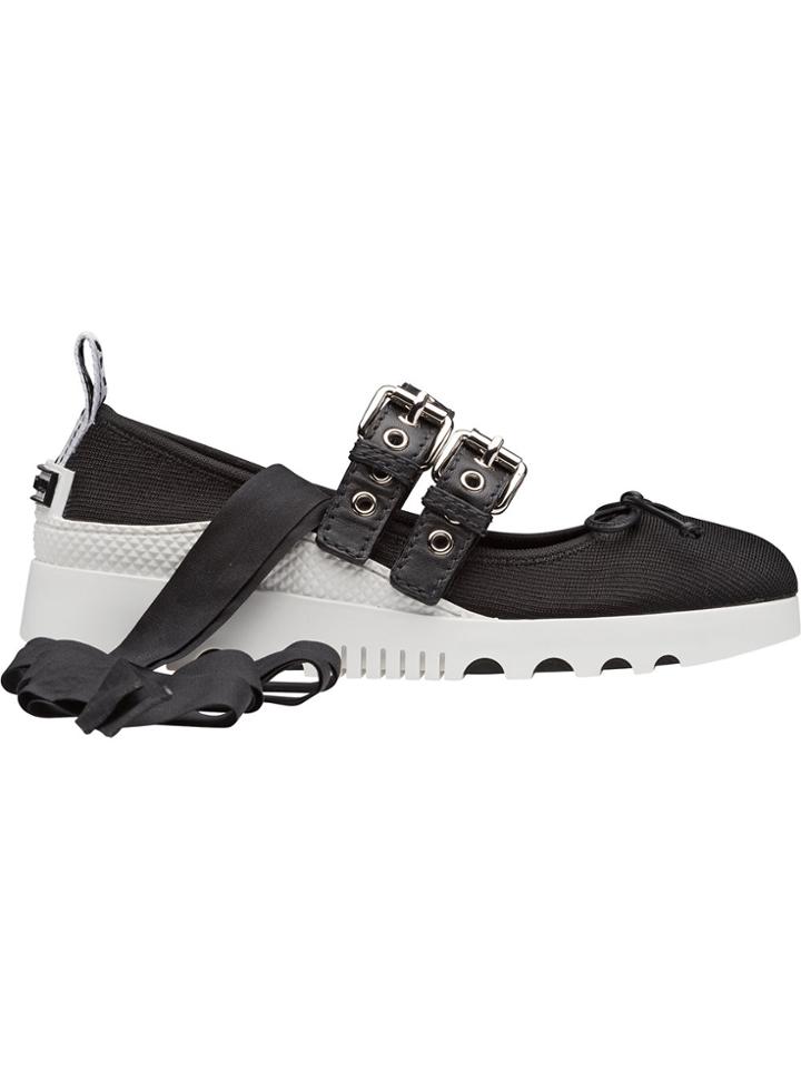 Miu Miu Ballerina Sneakers - Black