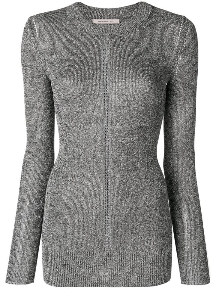 Christopher Kane Dna Metallic Jumper