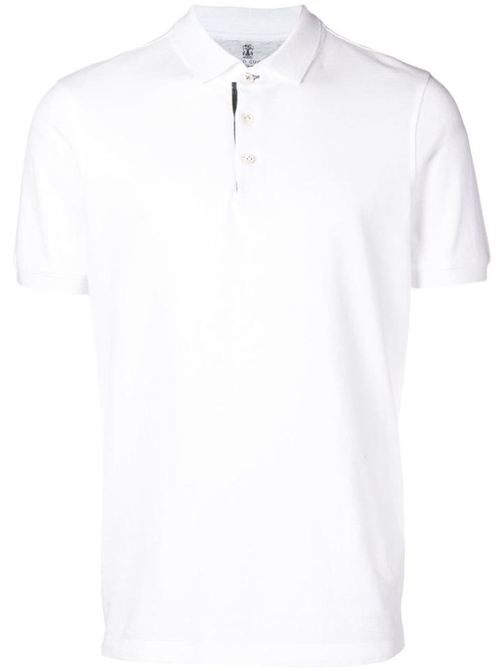 Brunello Cucinelli Traditional Polo Shirt - White