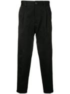 Pt01 Side Stripe Trousers - Black