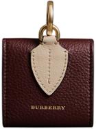 Burberry Small Square Leather Coin Case Charm - Red
