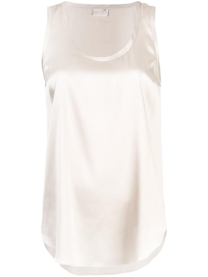 Brunello Cucinelli Satin Tank Top - Brown