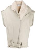 Iro Shearling-lined Gilet - Neutrals