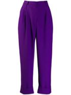 Hebe Studio High Waisted Trousers - Purple