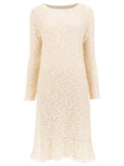 Mara Mac Long Sleeved Knit Dress - Nude & Neutrals
