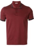 Moncler Classic Polo Shirt, Men's, Size: M, Red, Cotton