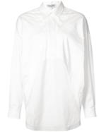 Opening Ceremony - Elliptical Top - Women - Cotton/satin - 2, White, Cotton/satin