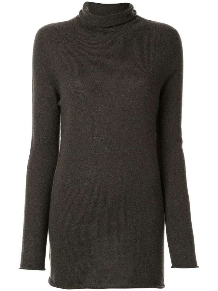 Agnona Turtleneck Jumper - Green