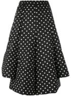 Comme Des Garçons - Polka Dot Full Skirt - Women - Polyester - S, Women's, Black, Polyester
