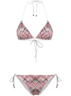 Missoni Mare Check Knit Bikini - Pink