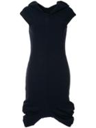 Comme Des Garçons Pre-owned Short-sleeve Midi Dress - Blue