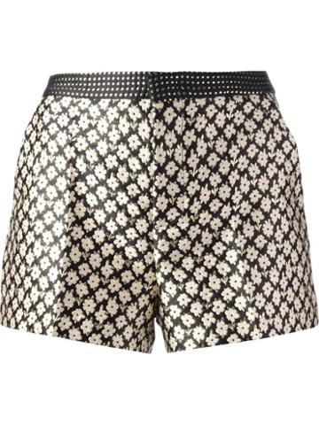 Red Valentino Floral Print Shorts