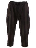 Ziggy Chen Double Striped Tapered Trousers