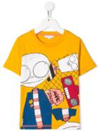 Little Marc Jacobs Teen Printed T-shirt - Yellow