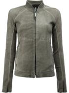 Isaac Sellam Experience High Neck Zipped Jacket - Grey