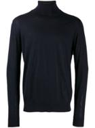 Jil Sander Roll Neck Sweatshirt - Blue