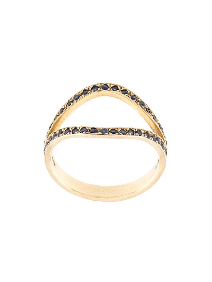 Marlo Laz 'the Nini' Sapphire Ring - Blue