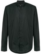 Les Hommes Collar Detail Shirt - Black