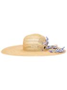 Maison Michel Appliqué Detail Hat, Women's, Size: Medium, Polyester