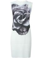 Mcq Alexander Mcqueen Rose Print Dress