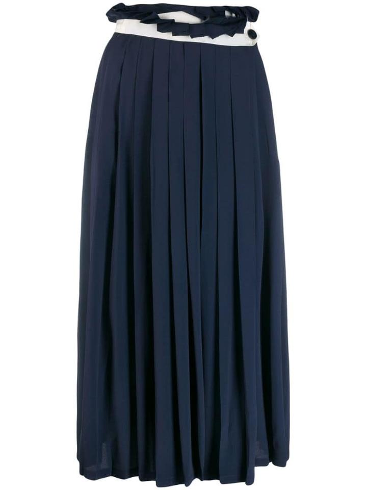 Golden Goose Hasu Pleated Skirt - Blue