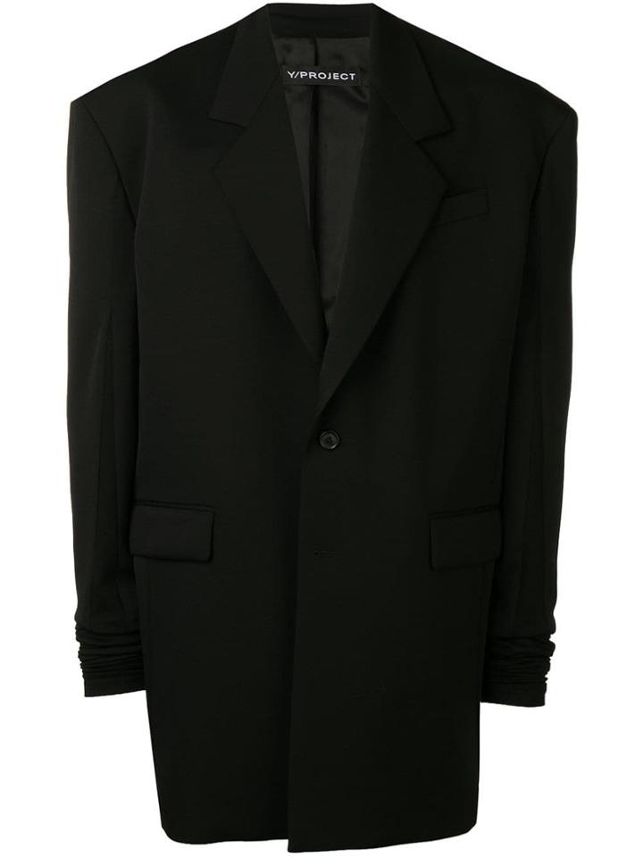 Y/project Oversized Blazer - Black