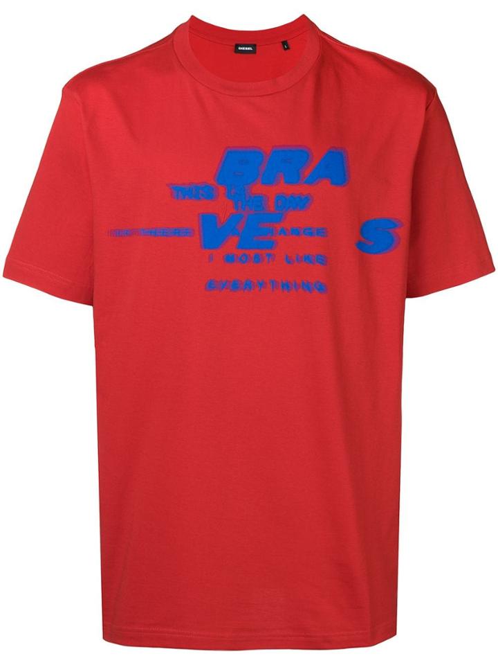 Diesel T-just-xn T-shirt - Red