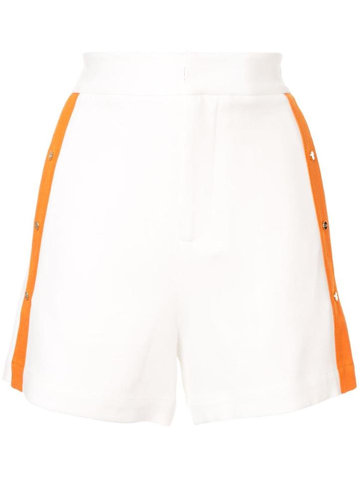 Comme Moi High Waisted Shorts - White