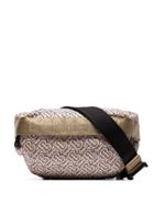 Burberry Blush Sonny Logo Print Leather Belt Bag - Pink