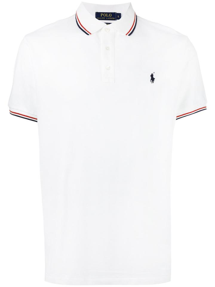 Polo Ralph Lauren Logo Embroidery Polo Shirt - White