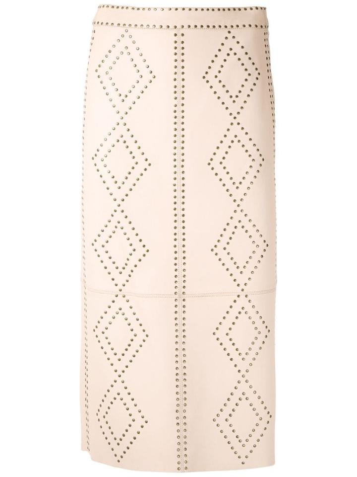 Nk Mestico Lia Leather Skirt - Pink