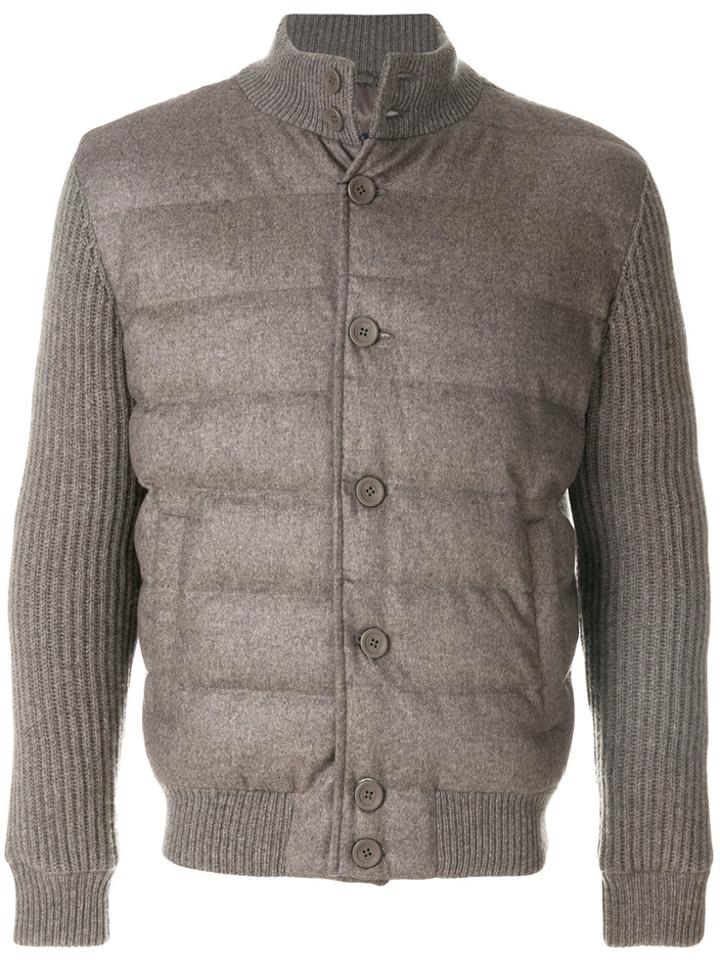 Herno Padded Front Jacket - Grey