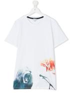 Paul Smith Junior - Printed T-shirt - Kids - Cotton - 16 Yrs, Boy's, White