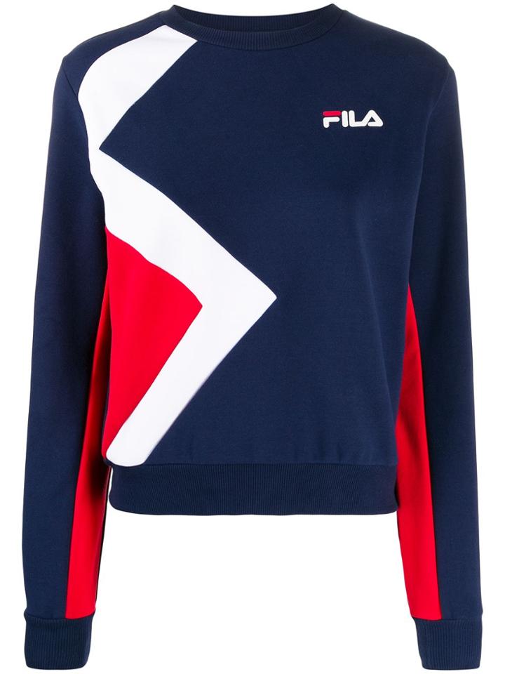 Fila Colour Block Sweatshirt - Blue