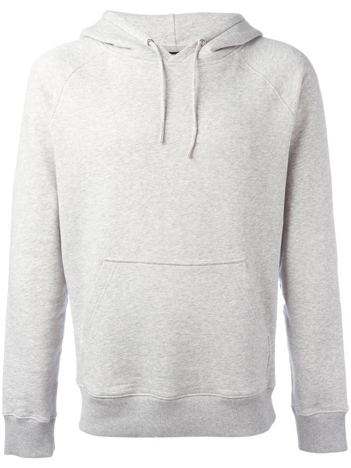 Ron Dorff Eyelet Edition Hoodie, Men's, Size: Large, Grey