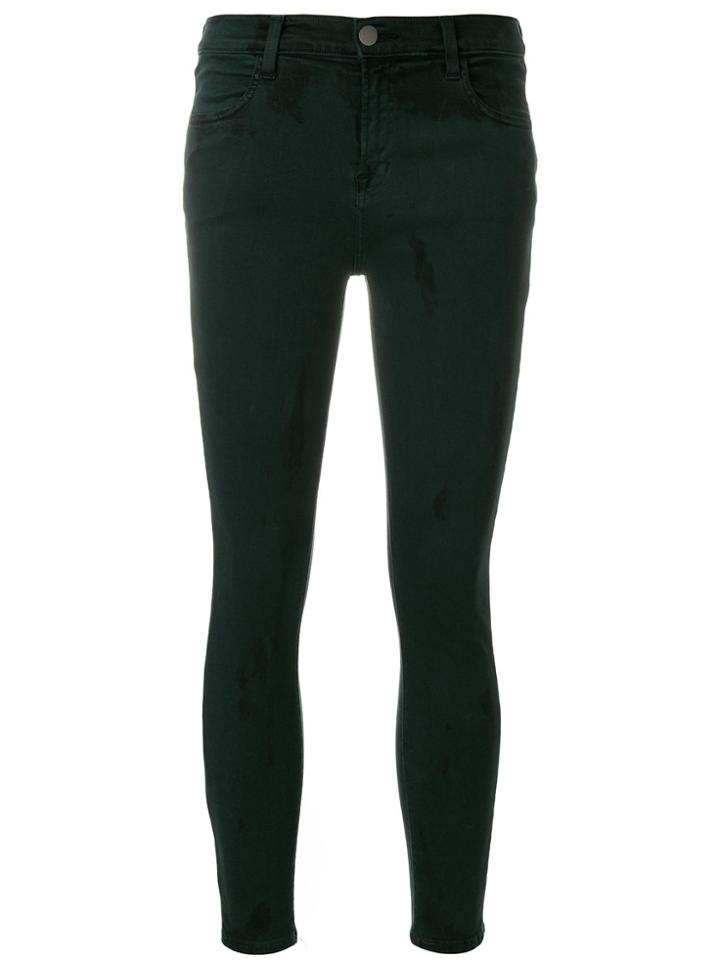 J Brand Skinny Trousers - Green